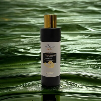 Naravni polžji šampon za lase in lasišče HELIROYAL PLUS, 200 ml