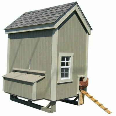 4x6 Colonial Gable Coop Kit