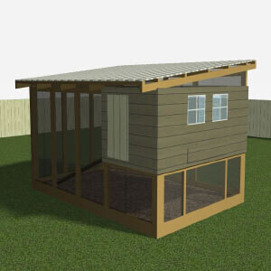 Chicken Coop Plans for 10 Chickens