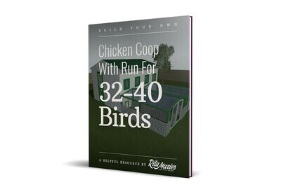 Chicken Barn Plans for 32-40 Chickens (PDF)