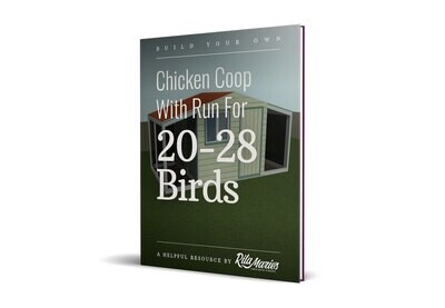 Chicken Coop Plans for 20-28 Chickens (PDF)