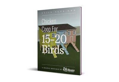 Chicken Hen House Plans for 15-20 Chickens (PDF)