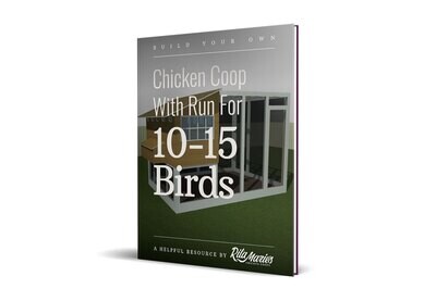 Chicken Coop and Run Plans for 10-15 Chickens (PDF)