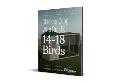 Chicken Coop and Run Plans for 14-18 Chickens (PDF)