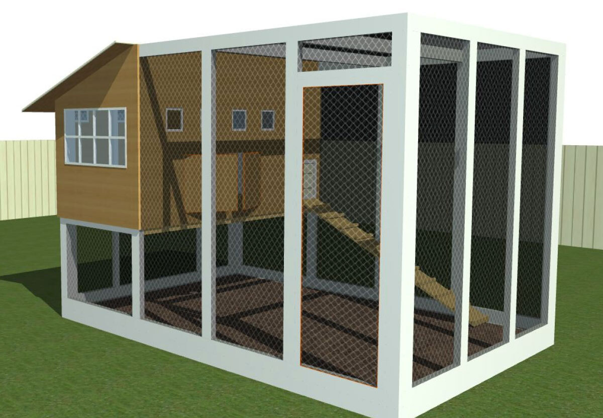 Chicken Coop Plans for 10-15 Chickens