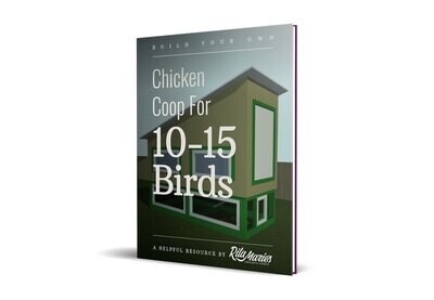 Chicken Coop Plans for 10-15 Chickens (PDF)