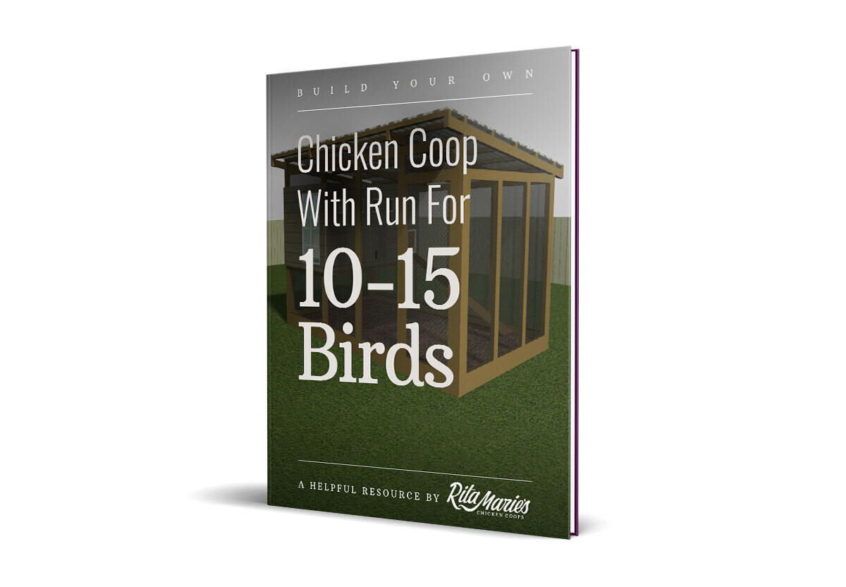 Chicken Coop and Run Plans for 10-15 Chickens (PDF)