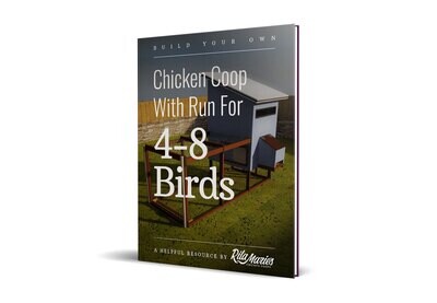 Chicken Coop and Run Plans for 4-8 Chickens (PDF)