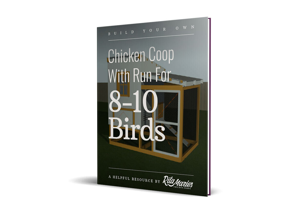 Chicken Coop and Run Plans for 8-10 Chickens (PDF)