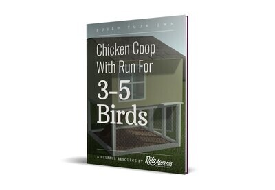 Chicken Coop and Run Plans for 3-5 Chickens (PDF)