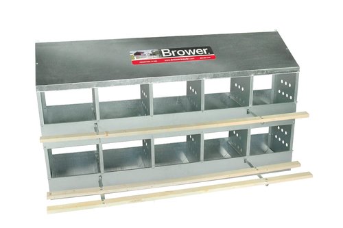 Brower 410B Poultry 10-Hole Nest