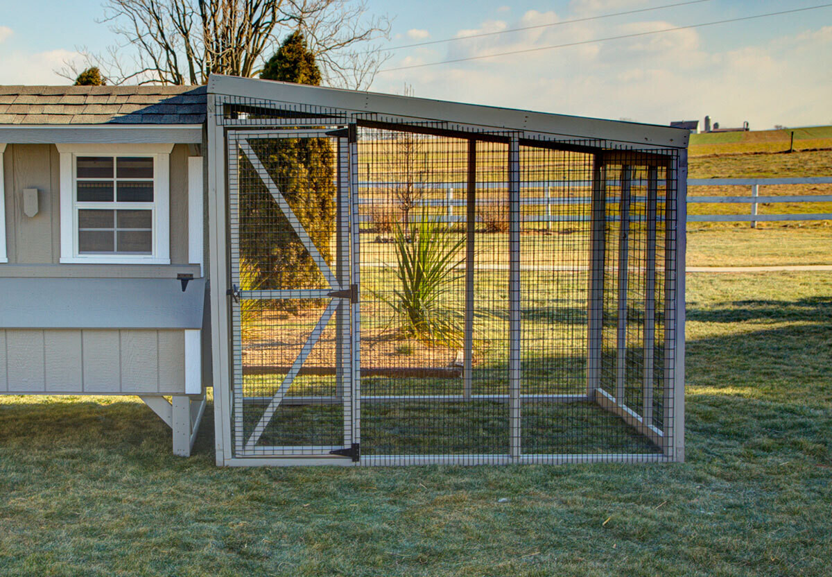 IHS 6x8x6 Add-On Chicken Run With Roof
