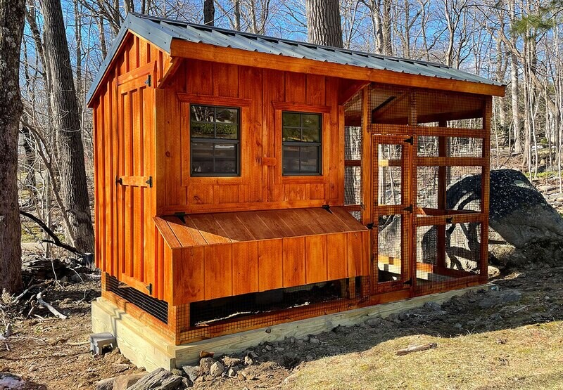 Classic Quaker 6x12 Coop With Run