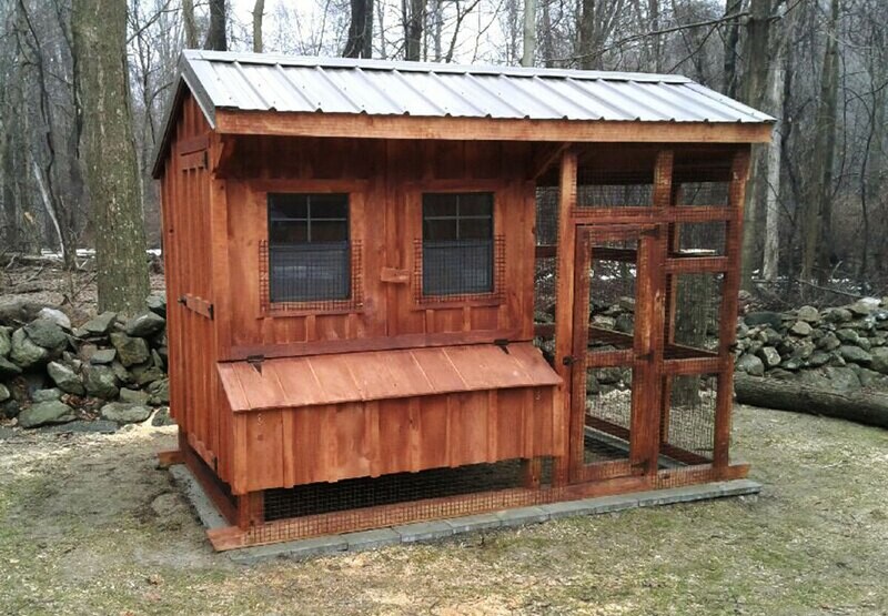 Classic Quaker 6x10 Coop With Run