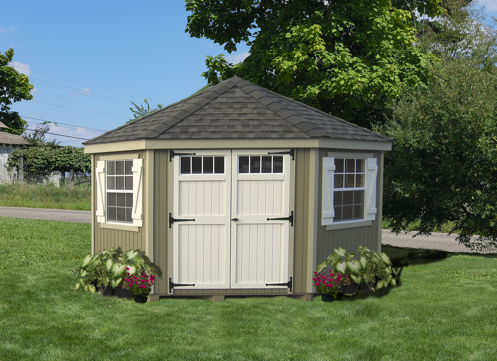 Colonial Five-Corner Shed 10x10