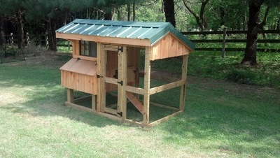 Classic 4x7 Quaker Coop With Run