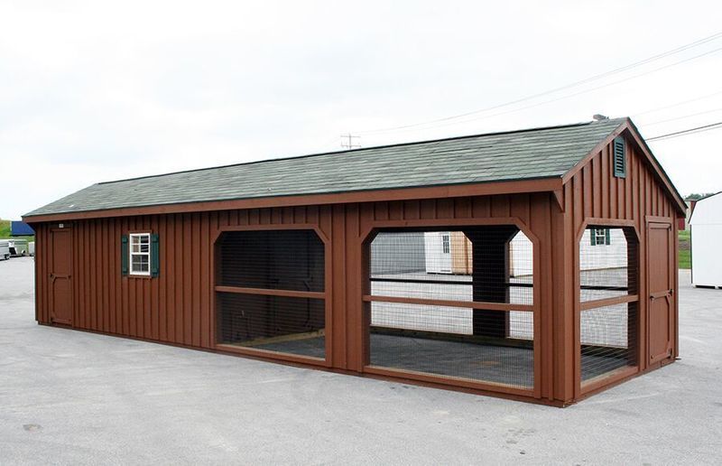 Classic 12x40 Super Coop with Built-On Run