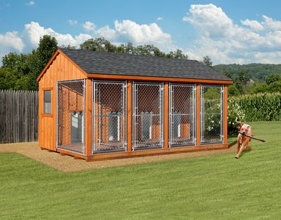 10x16 4 Box Dog Keenel