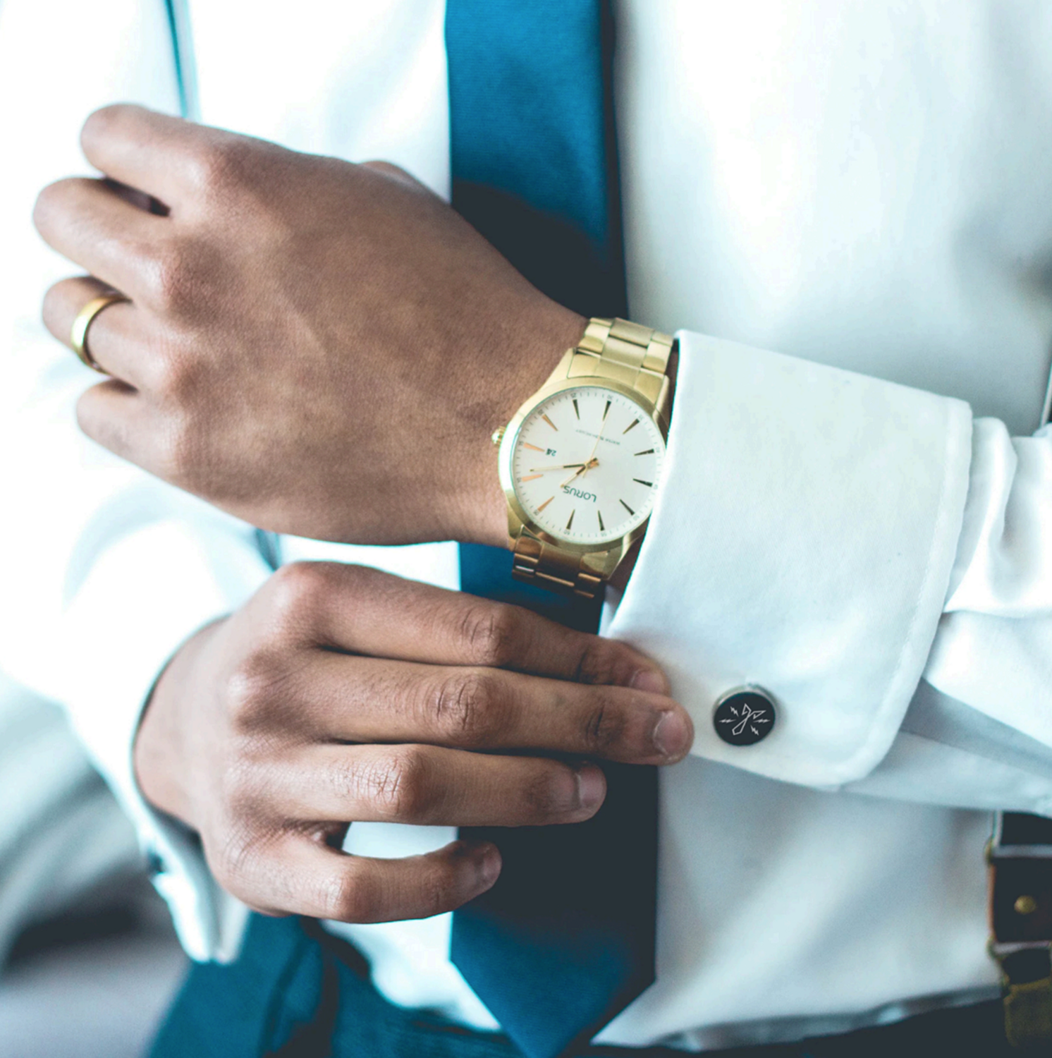 These are not chains: Corporate Sluts Cufflinks