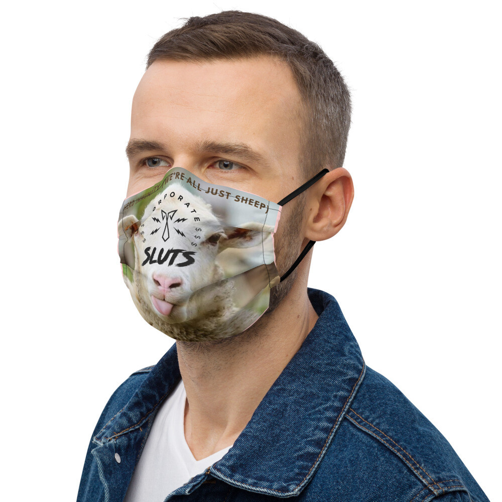 &quot;We&#39;re all just Sheep&quot; Face Mask
