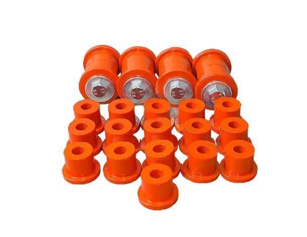 Kit Casquillos Silentblock de poliuretano para suspensión ballestas y gemelas