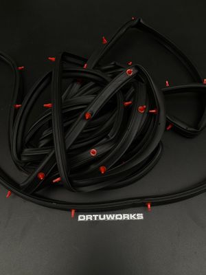 2 juntas de goma para puerta delantera para Suzuki SJ410 SJ413 Samurai Santana (028)