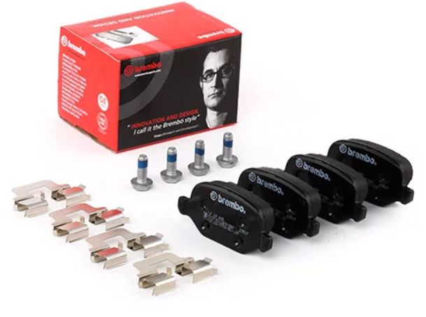 Pastillas de freno Brembo repuesto kit discos traseros (144)