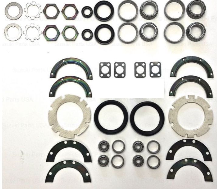 Reconstrucción / reparación eje Delantero Suzuki Samurai / Santana (rodamientos Japoneses  OBJ) (182)