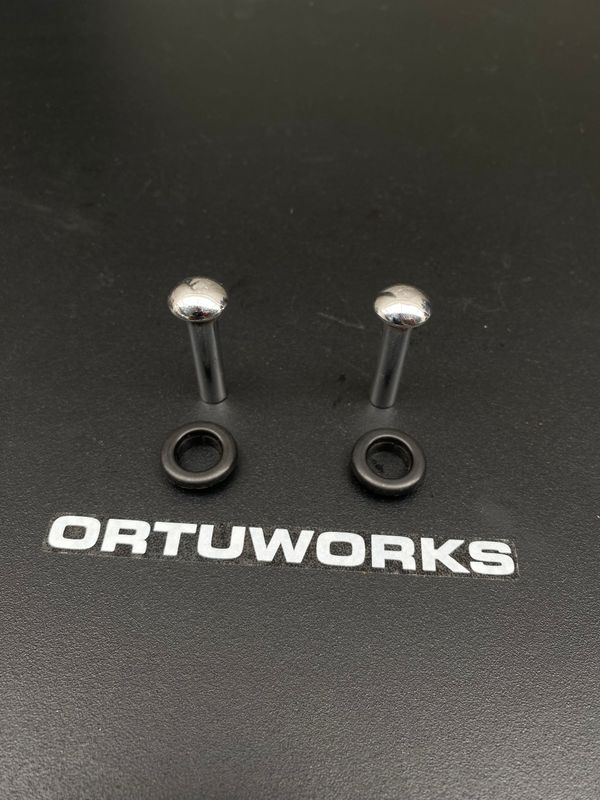Pestillos Puerta metalicos cromados con aro Suzuki SJ410 SJ413 SJ419 Samurai Santana (506)