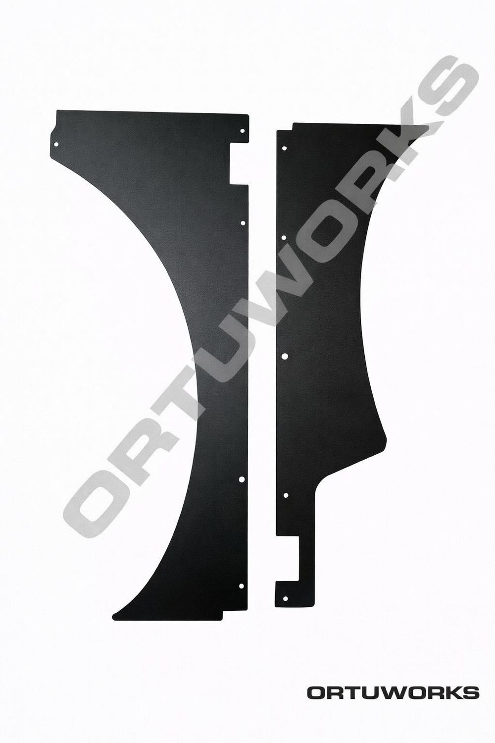 Paneles Lateral (CORTO) de Aluminio Con Recubrimiento (574)