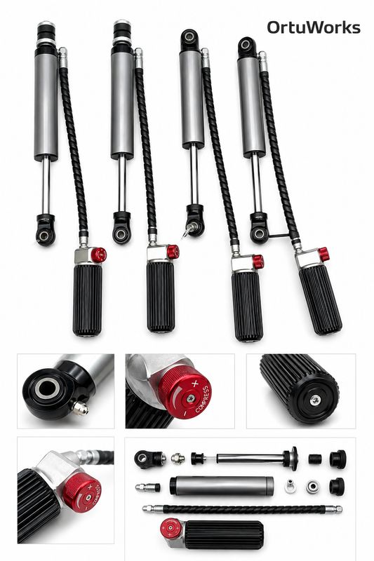 Kit Amortiguadores OrtuWorks Para KIT Elevación +5 (613)