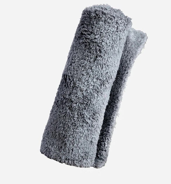 ПОЛОТЕНЦЕ ПЛЮШЕВОЕ, СЕРОЕ БЕЗ КРАЕВ, 40х40см / Adam's Borderless  Gray Towel