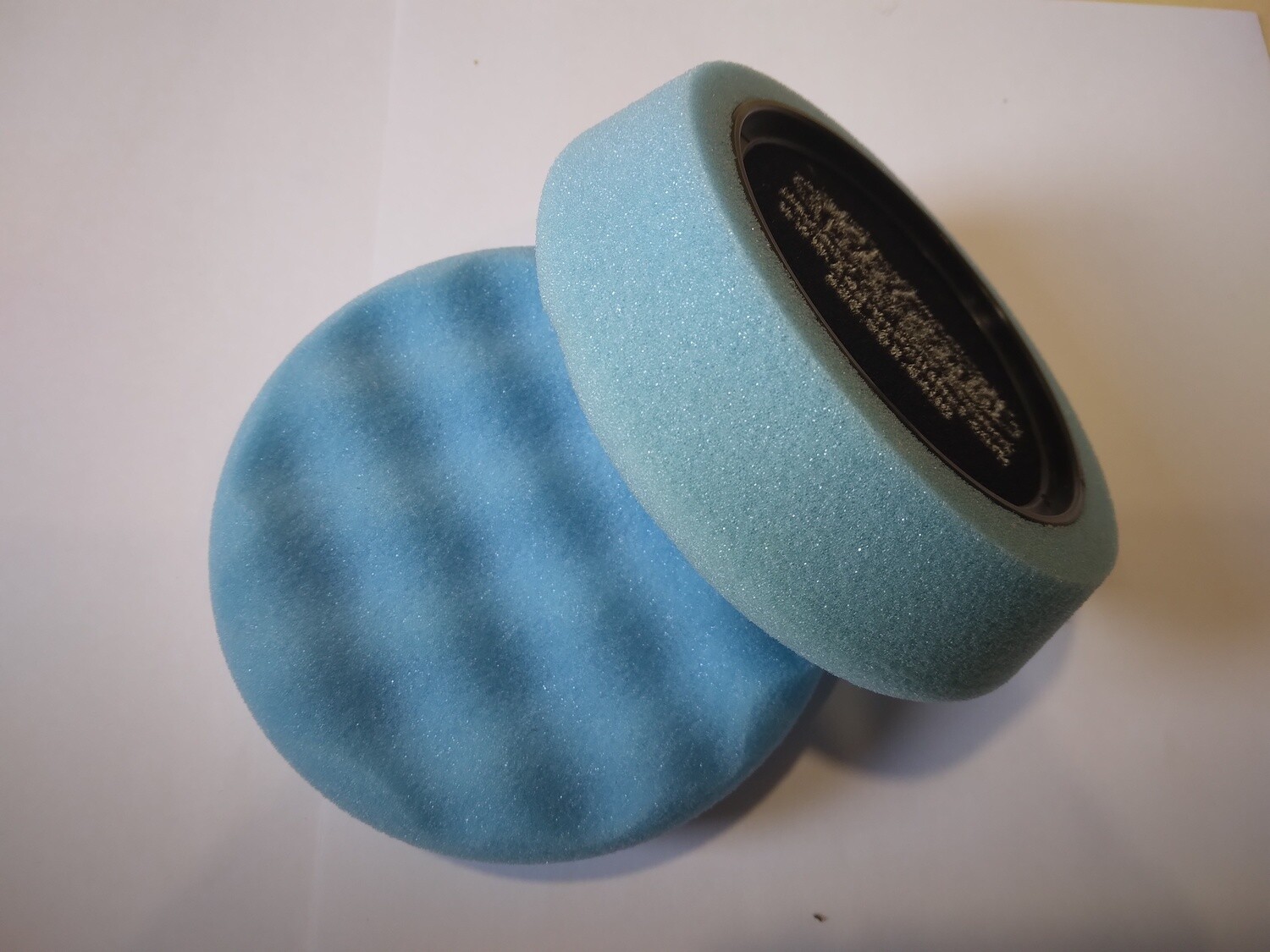 ПОЛИРОВАЛЬНЫЙ ДИСК, СРЕДНЕ-ЖЕСТКИЙ,СИНИЙ , 70/100мм.(2шт/уп) / Adam's 4" Blue Foam Cutting Pad (2Pack)
