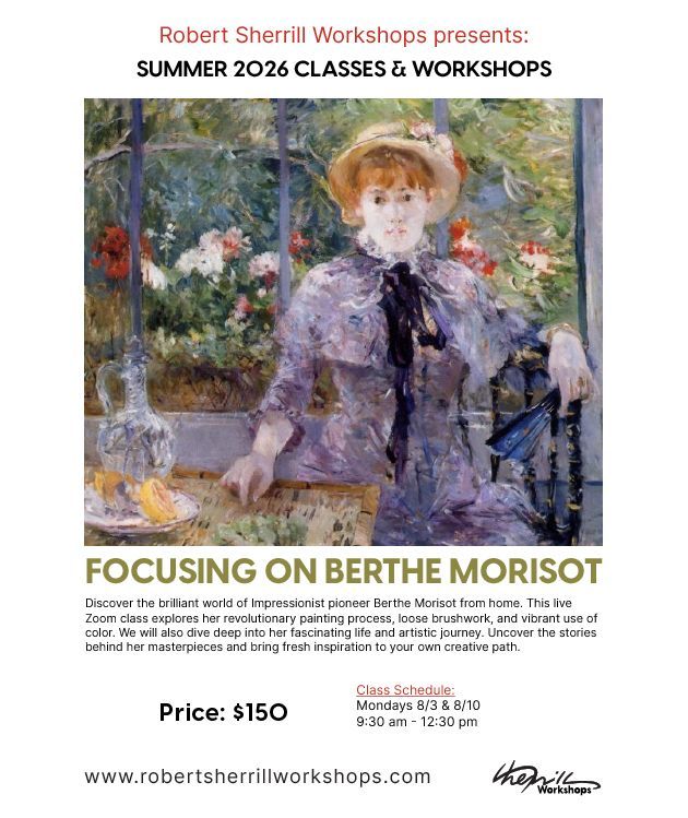 2-day Workshop: Focusing on Berthe Morisot