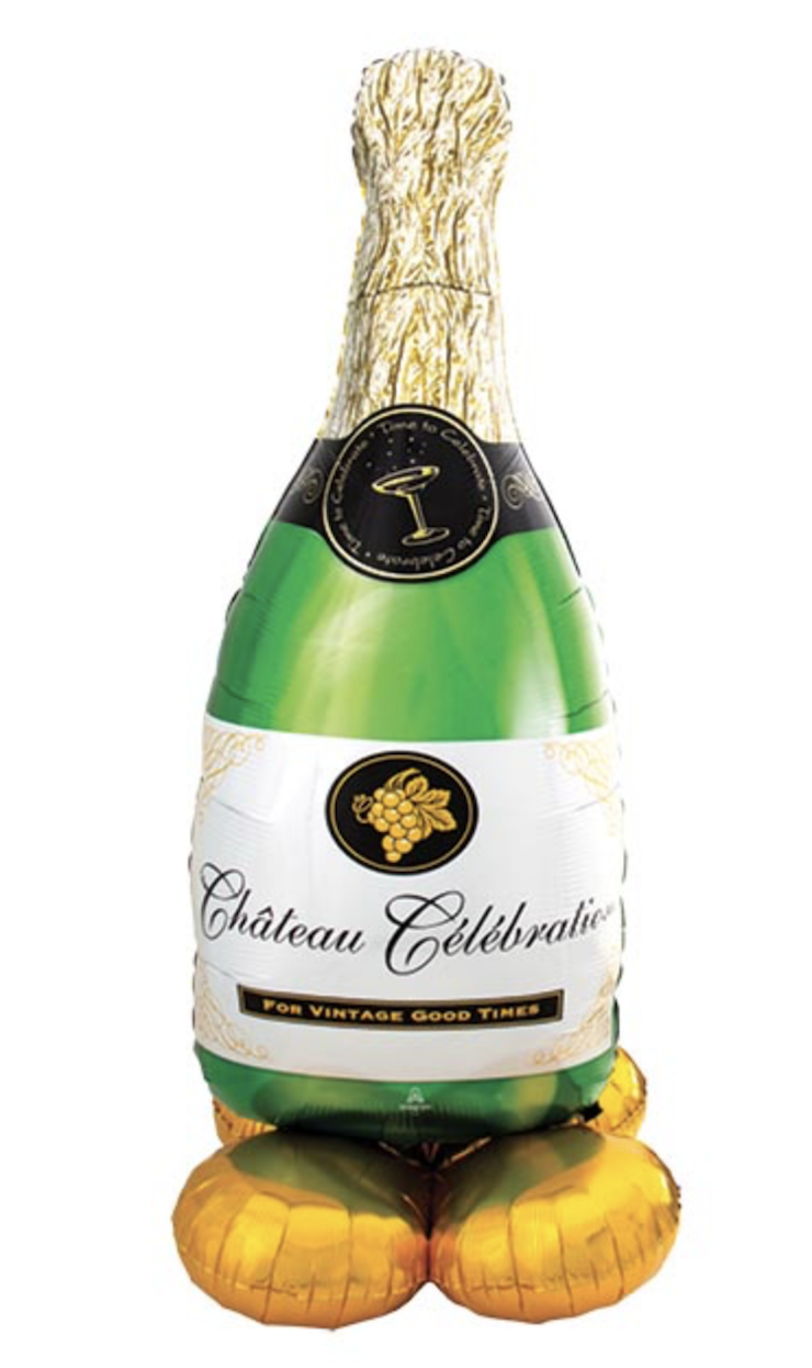 BIG Bubbly Wine Bottle Airloonz
