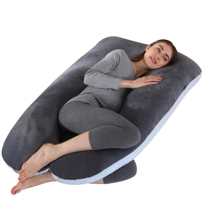 Crystal velvet Ushaped whole body pillow maternity pillow SP