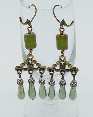 Roman Style Chandelier Earrings