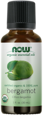Now Bergamot Essential Oil Organic (30ml)