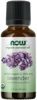 Now Lavender Essential Oil Certified Organic (30ml)