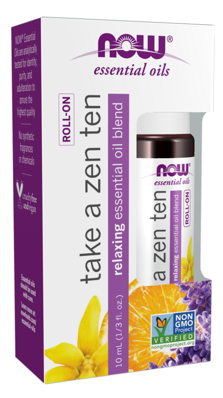 Now Take A Zen Ten Roll-On, Essential Oil Blend (10ml)