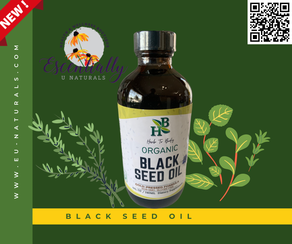 Herb To Body Black Seed Oil, 8oz Organic