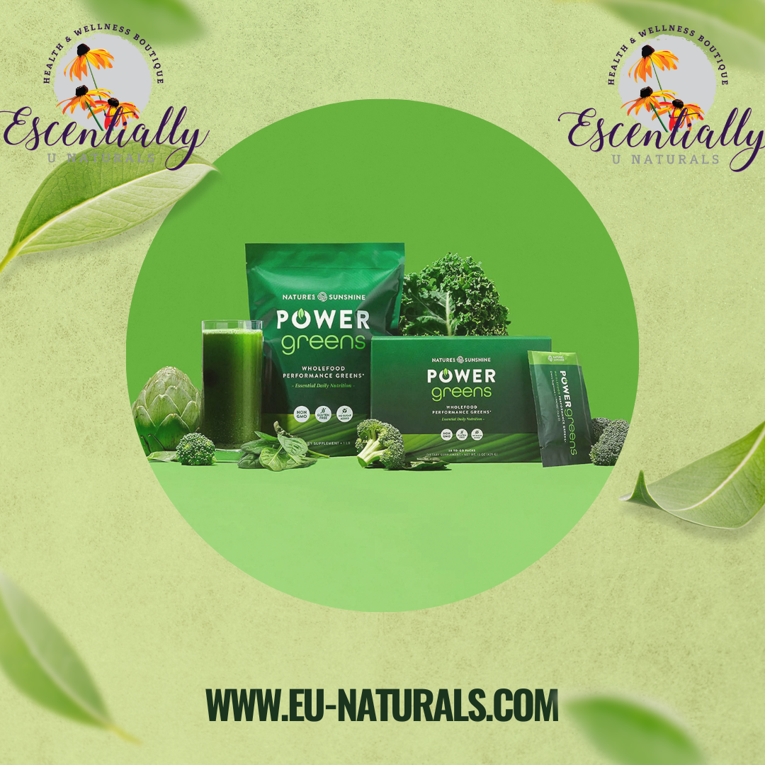 Natures Sunshine Power Greens Performance Greens, Singles