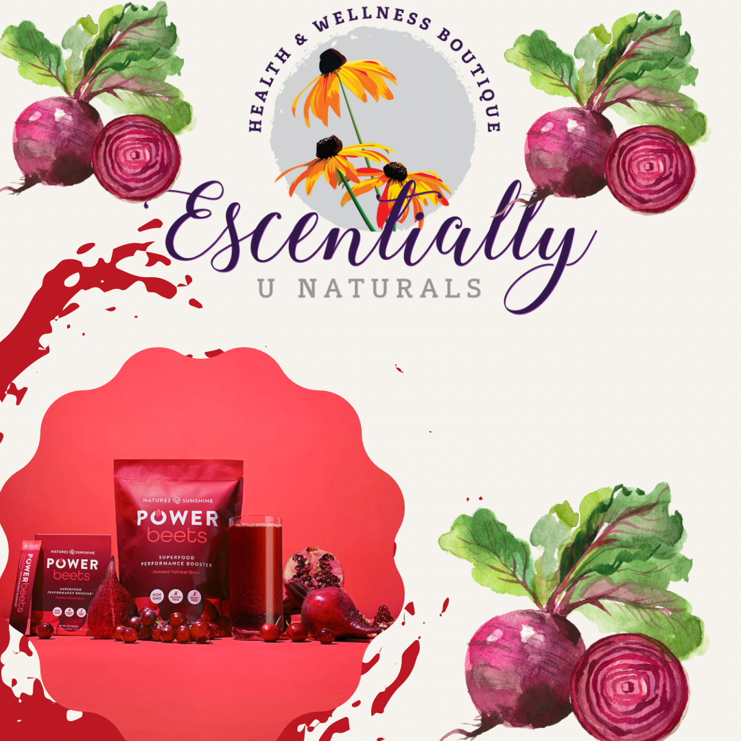 Natures Sunshine Power Beets Superfood Performance Booster, Power Pouch