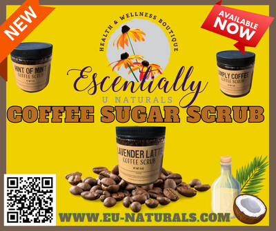 Hint Of Mint Coffee Sugar Scrub, 9oz All Natural