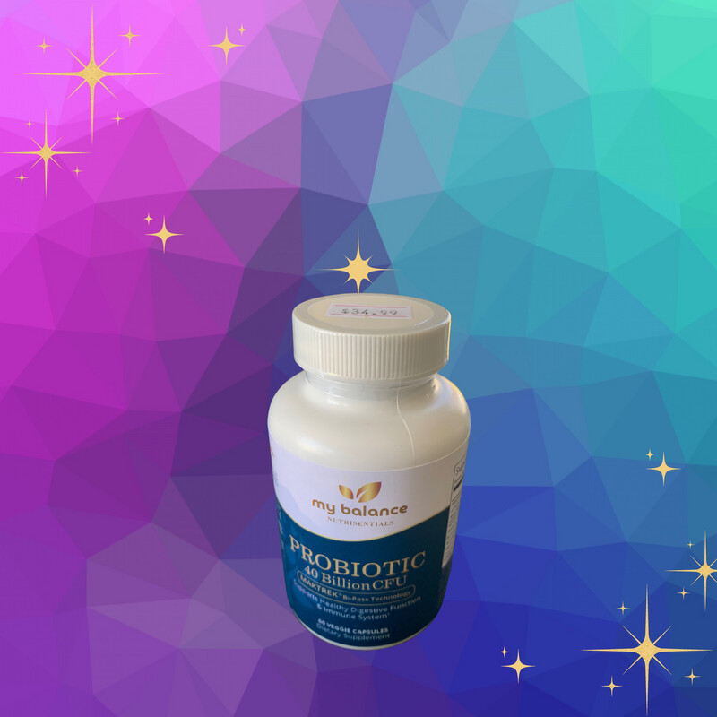 My Balance Probiotic 40 Billion CFU, 60 Veggie Capsules