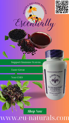 Elderlane Elderberry Gummies Immune Support, 60 ct
