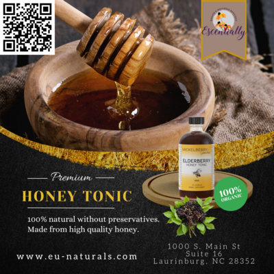 Mickleberry Gardens Elderberry Honey Tonic, 4 FL oz (118 ml)