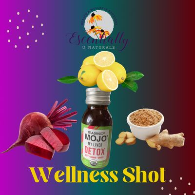 Teaonic MOJO My Liver Wellness Shots Beet +Ginger +Lemon, 2 oz (59ml) Detox