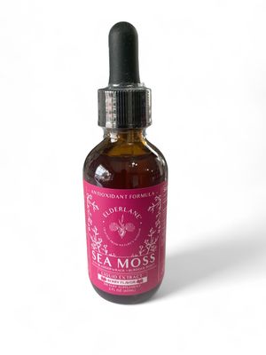 Elderlane Sea Moss With Bladderrack &amp; Burdock Root, Liquid Extract, 2 oz