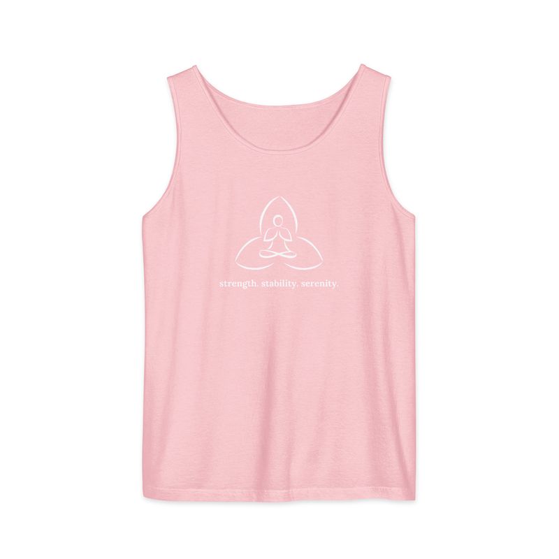 Unisex garment-dyed tank top
